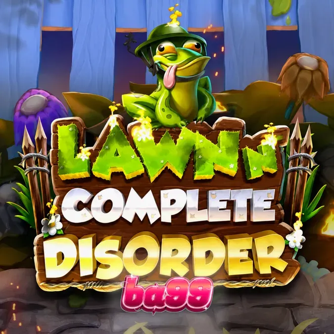 Lawn N’ Complete Disorder স্লট গেমের রঙিন এবং বিশৃঙ্খল বাগানের দৃশ্য